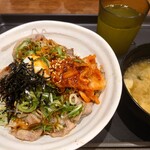 松屋 - 牛焼ビビン丼