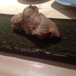楽食ふじた - 煮蛤の握り鮨（2014.3.30）