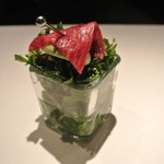 フロリレージュ - 葉ワサビのブーケとビーフい