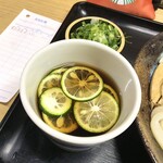 いけこうどん - スダチが爽やか〜♫