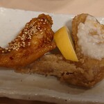 鮨ト酒 遠囲屋 - 手羽先唐揚げ