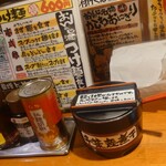 つけ麺　おんのじ - 卓上。