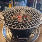 ホルモン青木 - 七輪