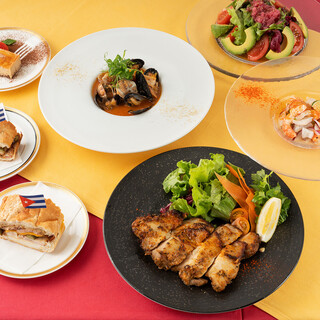 キューバンシェフによる本格的なキューバ料理