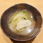 鮨 一二郎 - 鱧と玉葱の炊いたん♥️