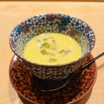 鮨 一二郎 - 玉蜀黍スープ
