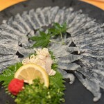 肴や 呉平 - カワハギ薄造り