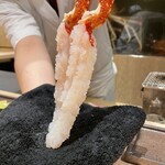 湘南沖地蟹専門店ふじ月 - こちらは、刺身です