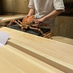 湘南沖地蟹専門店ふじ月 - 目の前で