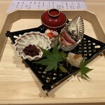 湘南沖地蟹専門店ふじ月 - 八寸です