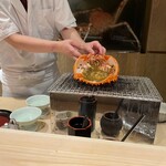 湘南沖地蟹専門店ふじ月 - 蟹味噌いただきます