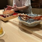 湘南沖地蟹専門店ふじ月 - 説明していただきます