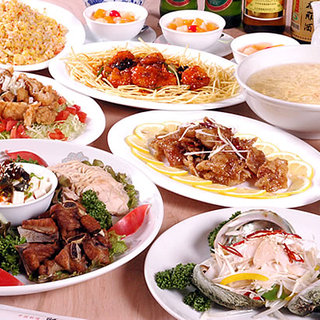 龍門 - 料理写真:3500円のコース例です