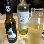 400℃ PIZZA TOKYO - ナポリクラフトビール＆白ワインデキャンタ