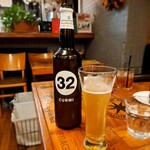 ピッツェリア パーレンテッシ - イタリアビール。取り扱いはしていませんが、特別に出してもらいました