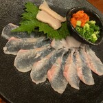 ふくろうの森 - ヒラメ薄造り