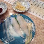 Sushi tatsu - 母は必ずエンガワを二皿は食べます。