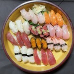 寿司一代 - 『お好み生寿司3人前』