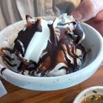 しゃぶ葉 - 食後のデザート 嫁はチョコクリーム！