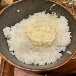 とんかつ けい太 - 残りはご飯にかけてd(^_^o)