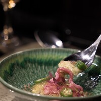 HIKARI - 枝豆のムース 土佐酢ゼリー