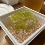 輝てるぼうず - 夏祭りイベント | 冬瓜の肉そぼろがけ