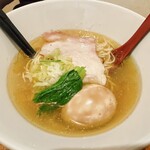 ナカムラボ - 和風醤油soba  760円＋ 煮卵ﾄｯﾋﾟﾝｸﾞ130円