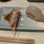 銀貨一枚 - 大甘エビ（頭は塩焼き）