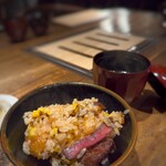 和牛料理 一石三鳥 - 土鍋ご飯最高