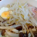 g麺 パスタ&ラーメン - ウルトラ塩ラーメン　もやしトッピング