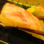 鮨処 凜 - 大将おまかせ　１５０００円（税込）　握り-５　愛媛産真鯛・醤油麹ソースで【２０２４年７月】