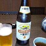 瀬戸内味覚処 芸州 本店 - キリン一番搾り瓶ビール