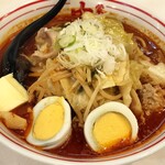 蒙古タンメン中本 - 北極やさい＋バター