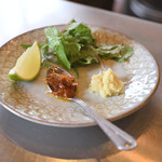 Raindrop - 【冷やし鶏フォー＠税込1,000円】薬味