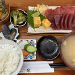 天然本マグロ専門店 司 - 鮪のお刺身定食