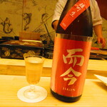 鮨処 凜 - 而今・山田錦　三重県産　バカラのグラスで【２０２４年７月】