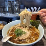 らぁめん 涼虎 - 涼麺醤油＋山葵ご飯