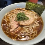 らぁめん 涼虎 - 涼麺醤油＋山葵ご飯