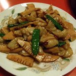 中国料理　レストラン　昇龍 - イカの唐辛子炒め