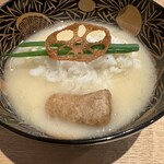 祇園 にし - 鱧の白味噌仕立て