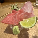 祇園 にし - ハマダイとトロのお造り