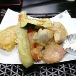 奥山の癒し処 風緑 - 天ぷら7種