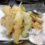 奥山の癒し処 風緑 - 天ぷら11種