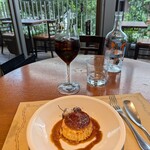 Trattoria Da KENZO - プリン、アイスコーヒー