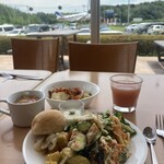 空の駅 風和里しばやま レストランフワリ - どれも非常に美味しい