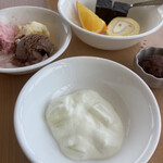 空の駅 風和里しばやま レストランフワリ - アロエヨーグルトのアロエが立派