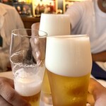 カラ カルメン - まずはキリンハートランドで乾杯〜”(*>∀<)っ凵凵c (>∀<*)ｶﾝﾊﾟｰｲ