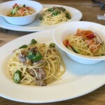 リトルネスト - パスタはシェア盛りして頂けます