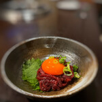 和み - 馬肉のユッケ