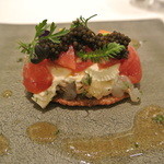 カンテサンス - オシェトラ・キャビアとトマトマリネ